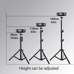 Xiaohui-soporte portátil Universal de 50cm-160cm para Mini proyector HY300, soporte para trípode, soporte de carga máxima de 3,3 libras