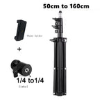 Xiaohui-soporte portátil Universal de 50cm-160cm para Mini proyector HY300, soporte para trípode, soporte de carga máxima de 3,3 libras