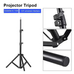 Xiaohui-soporte portátil Universal de 50cm-160cm para Mini proyector HY300, soporte para trípode, soporte de carga máxima de 3,3 libras